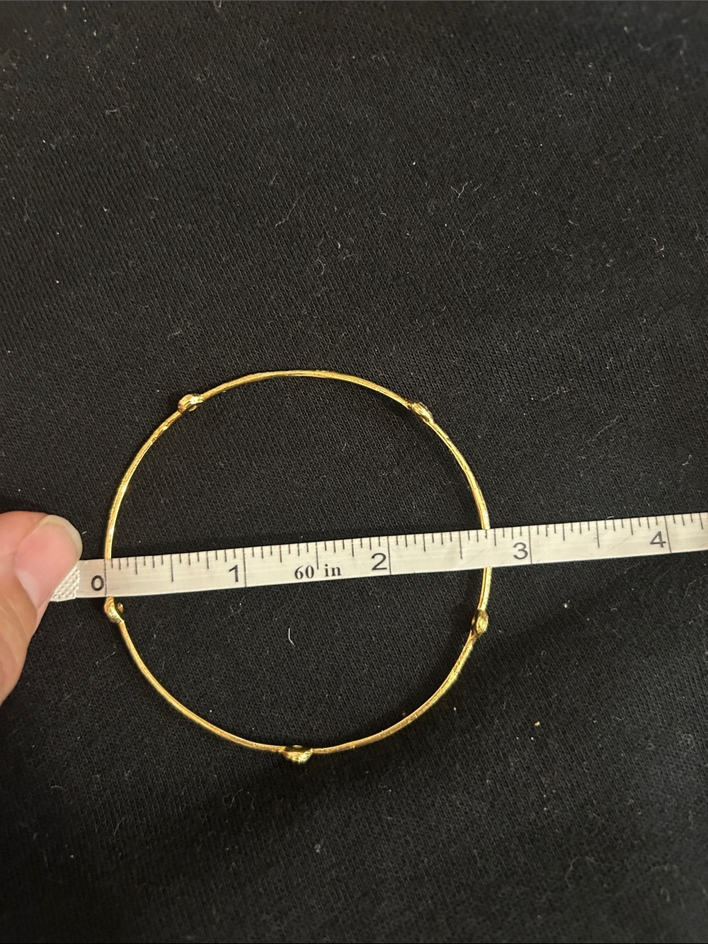 Helen Ficalora Gold Bracelet with 5 Diamonds - Picture 9 of 13
